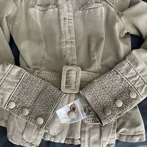 Cache Olive Military Jacket